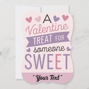 A Valentine Treat For Someone Sweet Valentines Day Invitation