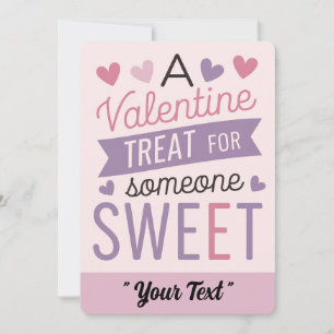 A Valentine Treat For Someone Sweet Valentines Day Invitation