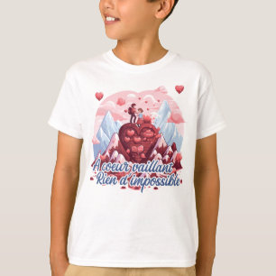 A valiant heart, nothing impossible T-Shirt