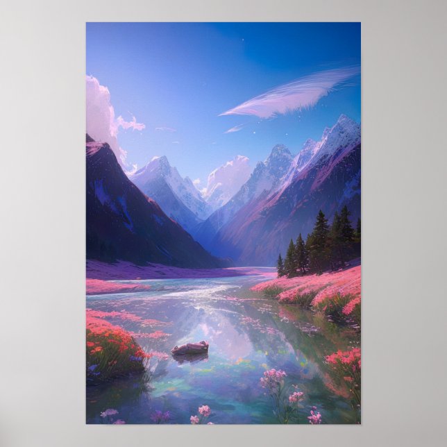 A Valley of Beauty and Peace Poster (Front)