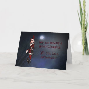 A Vampire card for a flowergirl request