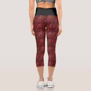 A Vampire-ish Series Design 12 Capri Leggings