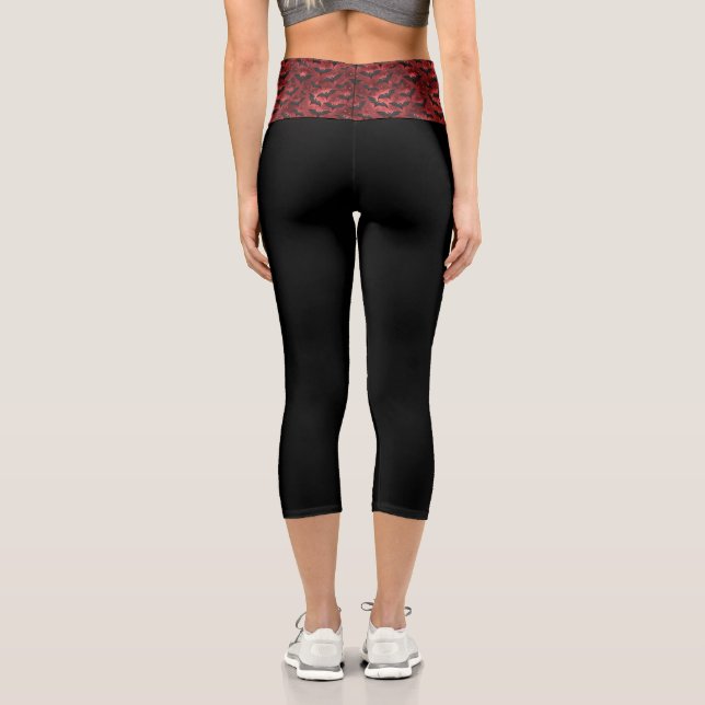 A Vampire-ish Series Design 12 Capri Leggings (Back)