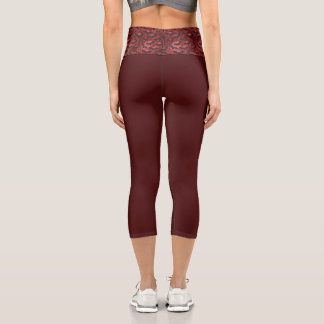A Vampire-ish Series Design 12 Capri Leggings