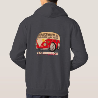 A Van Called Morrison. Camping and Surfer Unisex Hoodie