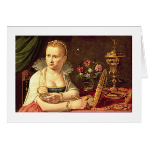 A vanitas portrait of a lady believed to be Clara
