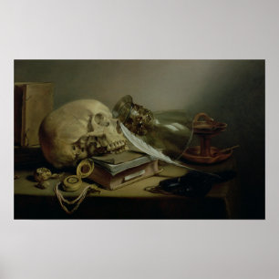 A Vanitas Still Life Poster
