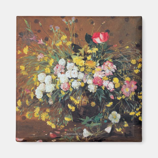 A Vase of Flowers Magnet (Front)