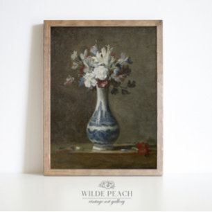 A Vase of Flowers vintage painting by Jean-Baptist Poster