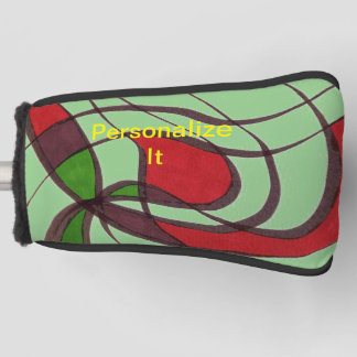 A vast array of subjects and designs adorn this    golf head cover