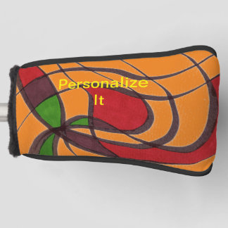 A vast array of subjects and designs adorn this    golf head cover