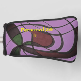 A vast array of subjects and designs adorn this    golf head cover