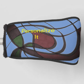 A vast array of subjects and designs adorn this    golf head cover