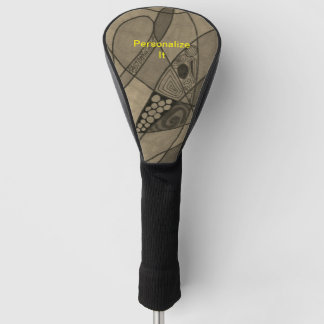 A vast array of subjects and designs adorn this golf head cover