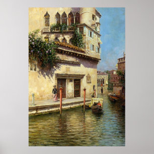 A Venetian Backwater Poster