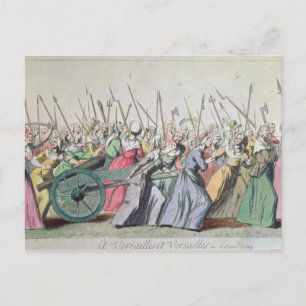 A Versailles, A Versailles' March of the Women Postcard