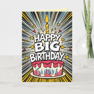 A Very Big Happy Birthday Card