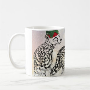 A Very Cheetah Christmas Wraparound Coffee Mug