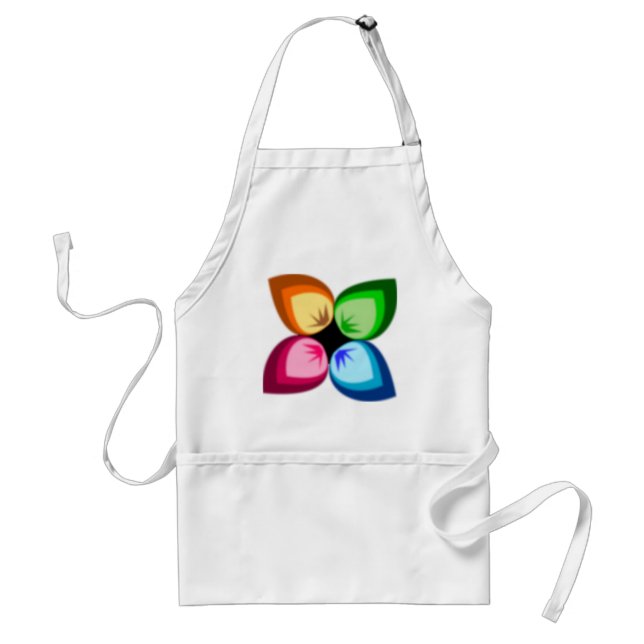 A very colourful Flower Standard Apron (Front)
