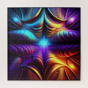 A Very Colourful Lyapunov Fractal Jigsaw Puzzle