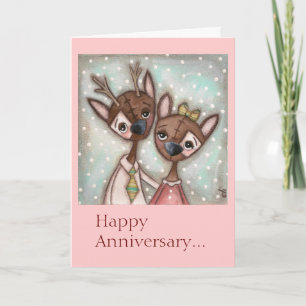 A Very Deer Couple - Anniversary Card