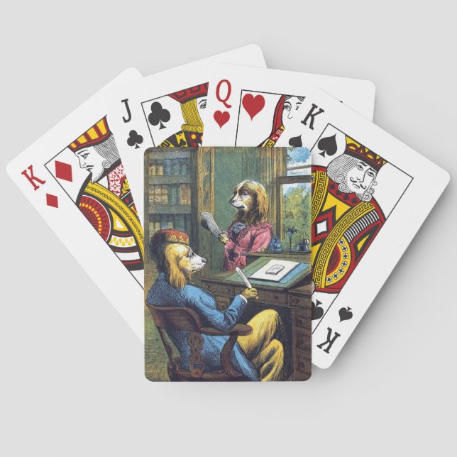 A very Gentlemanly Dog, Playing Cards (Back)