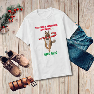 A Very German Shepherd Candy Cane Christmas  T-Shirt