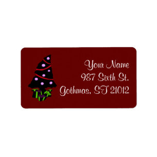 A Very Gothy Christmas Label
