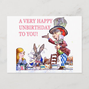 A Very Happy Unbirthday to You! Postcard