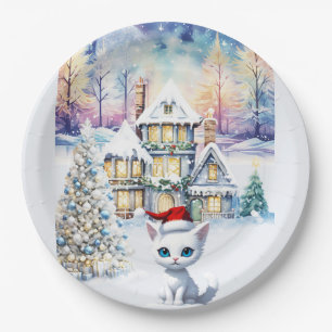 A VERY KIT KAT CHRISTMAS PAPER PLATE