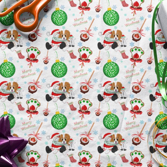 A Very Merry Cavalier King Charles Christmas  Tissue Paper (Creator Uploaded)