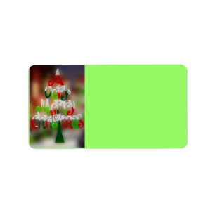 A Very Merry Christmas Address Label