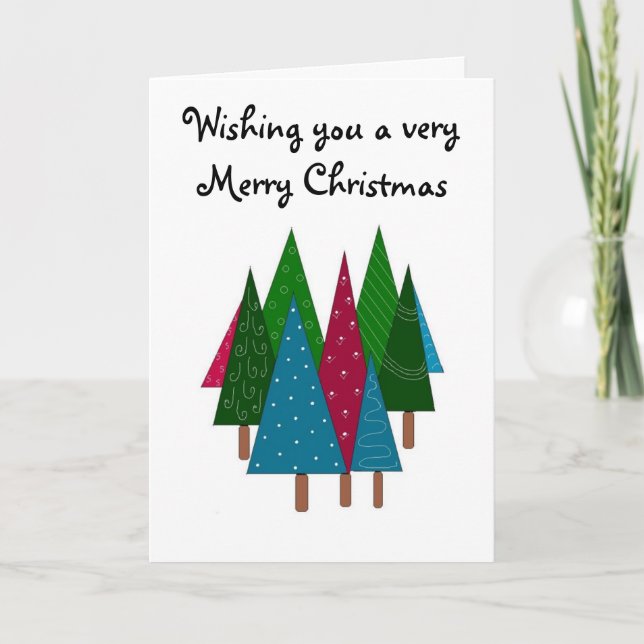 A Very Merry Christmas Holiday Card (Front)