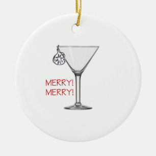 A Very Merry Christmas Ornament - Green back