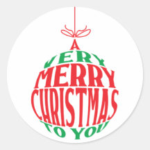 A Very Merry Christmas to You Ornament