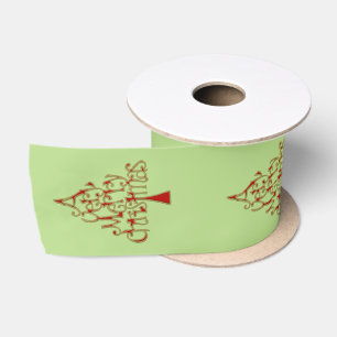 A Very Merry Christmas Tree + your ideas Satin Ribbon