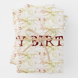 A Very Merry Unbirthday Wrapping Paper Sheet Set