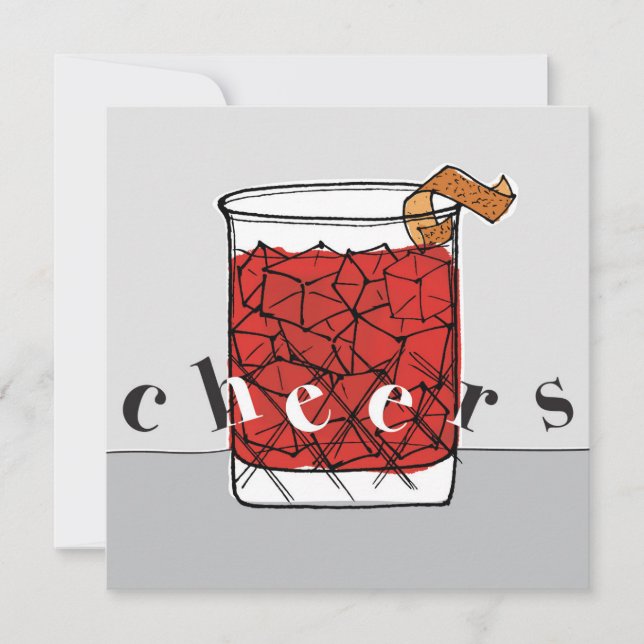 A Very Negroni Christmas Card (Front)