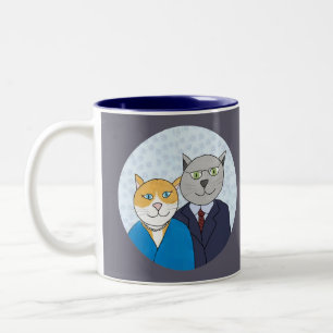 A Very Nice Kitty Couple Mug