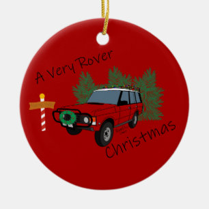 A Very Rover Christmas Ceramic Tree Decoration