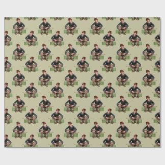  A very sad tramp Wrapping Paper