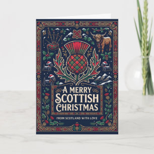 A Very Scottish Christmas Highland Card