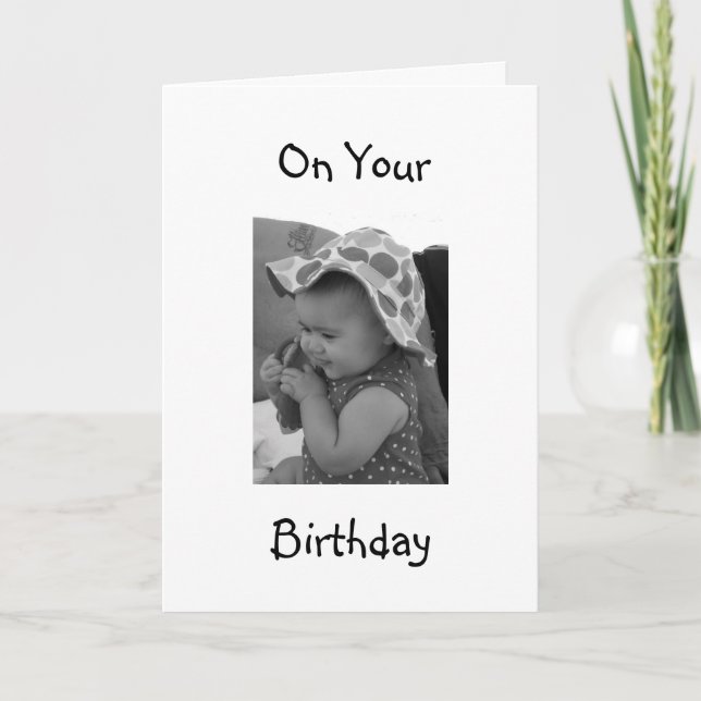 A VERY SPECIAL **BABY GIRL'S** BIRTHDAY CARD (Front)