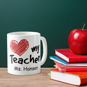 A very Special Love My Teacher Coffee Mug