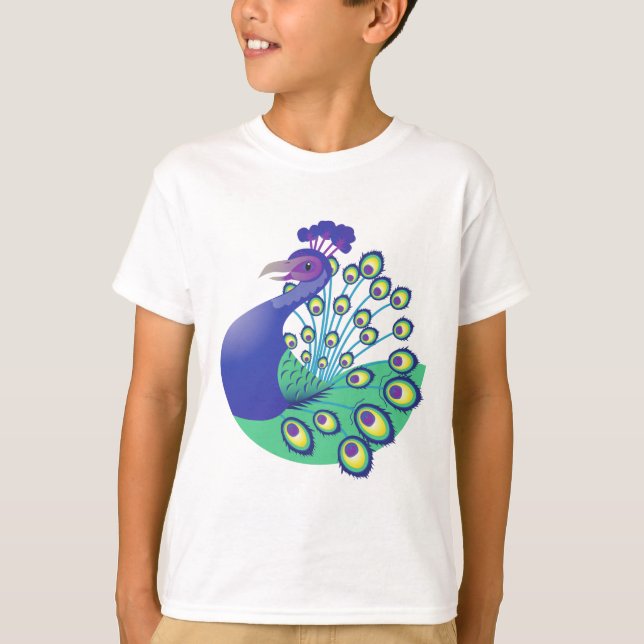 A very Splendid Peacock T-Shirt (Front)