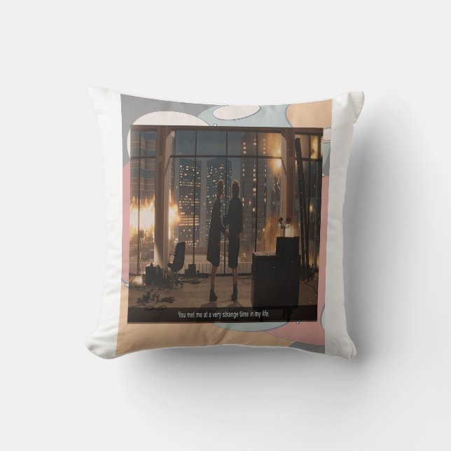 A Very Strange Time Throw Cushion (Front)