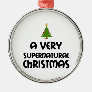 A VERY SUPERNATURAL CHRISTMAS METAL TREE DECORATION