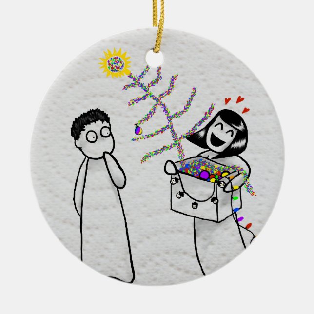 A very tacky Xmas ornament (Front)