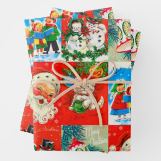 A Very Vintage Christmas  Wrapping Paper Sheets