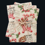 A Very Vintage Christmas  Wrapping Paper Sheets<br><div class="desc">A very vintage Christmas gift wrap sheets.</div>